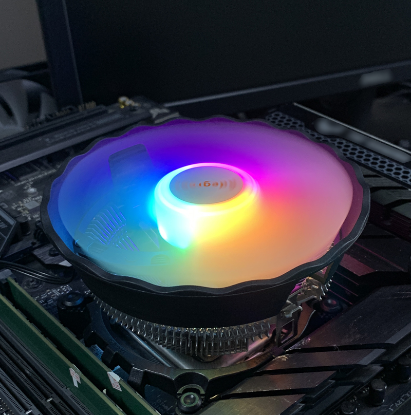 Tablet Computer Accessories - RGB CPU Air Cooler 90mm PC