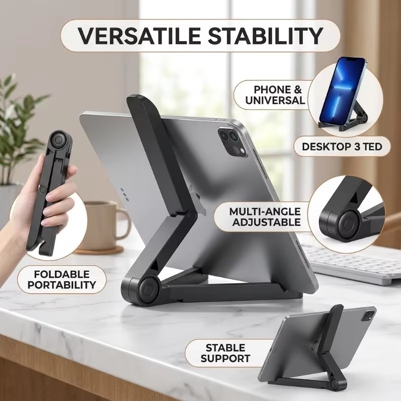 Tablet Ipad Accessories - Universal Folding Tablet Holder For iPad