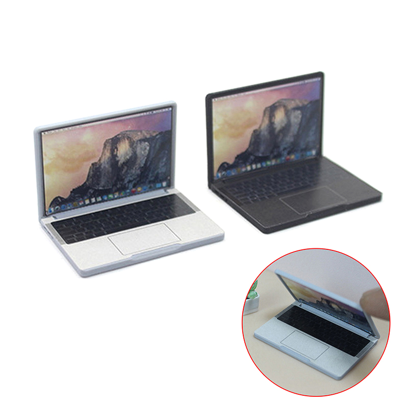 Tablet Cute Accessories - * Cute Simulation 1:12 Mini Laptop
