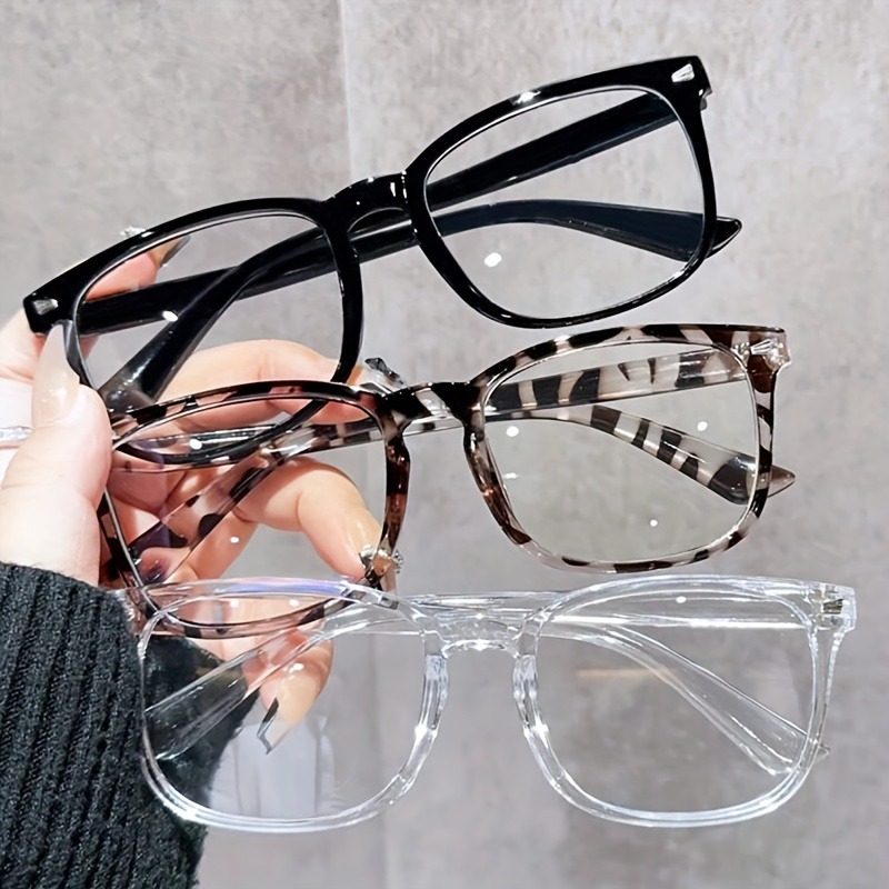 Tablet Accessories For Girls - 1/2/3Pcs Square Anti Blue Light Glasses