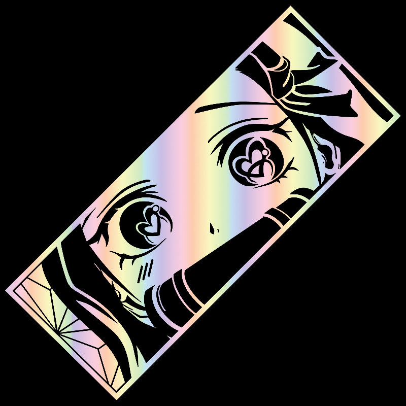 Tablet Accessories For Girls - Cartoon Car Sticker Window Decoration Anime