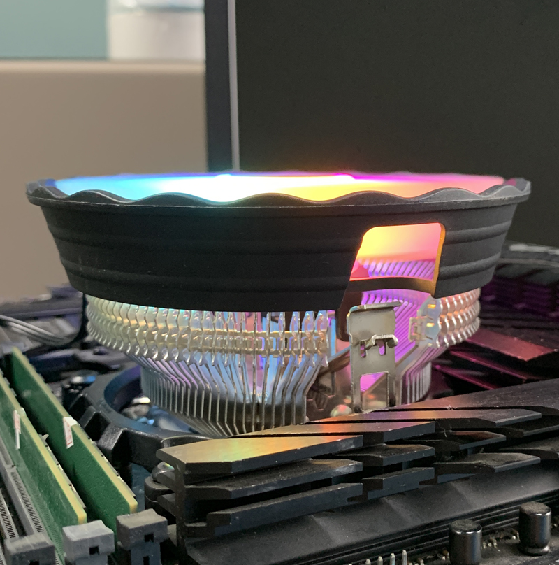 RGB CPU Air Cooler 90mm PC Pro - Tablet Computer Accessories 评论和价格