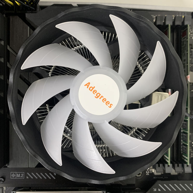RGB CPU Air Cooler 90mm PC Pro - Tablet Computer Accessories 评论和价格