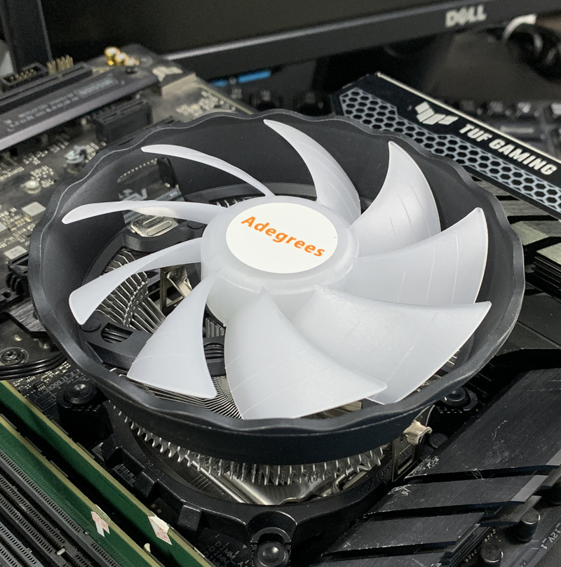 RGB CPU Air Cooler 90mm PC Pro - Tablet Computer Accessories 评论和价格