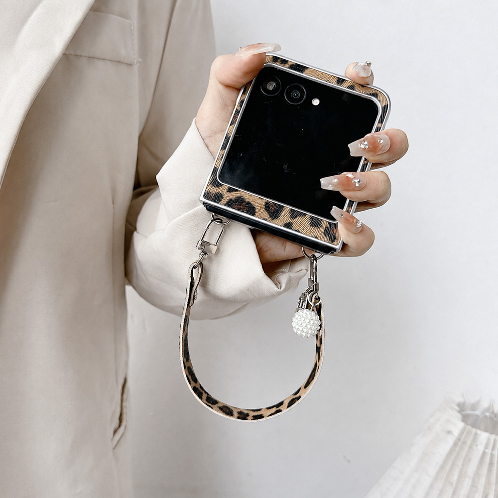 Leopard Print Folding Flip Pho - Tablet Accessories For Girls 评论和价格