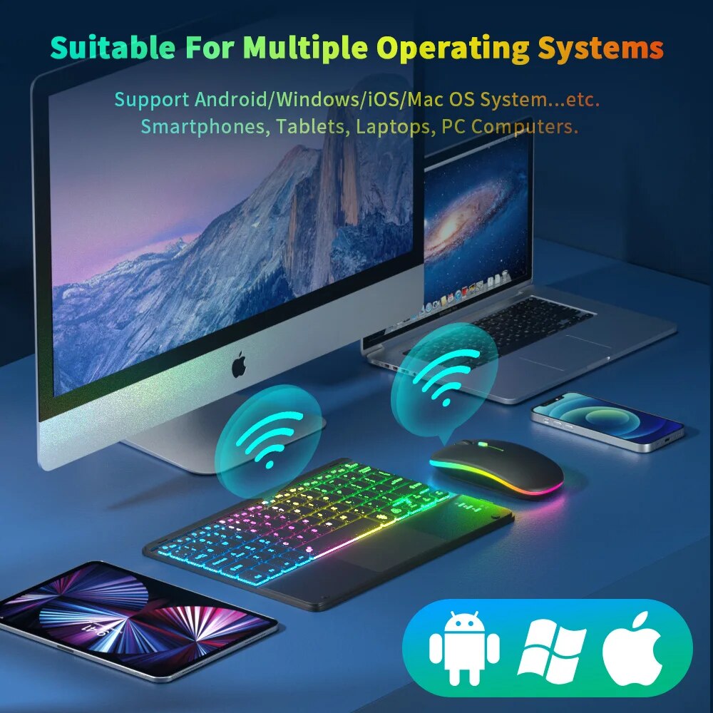 For iPad Keyboard Tablet Phone - Accessories For Android Tablet 评论和价格