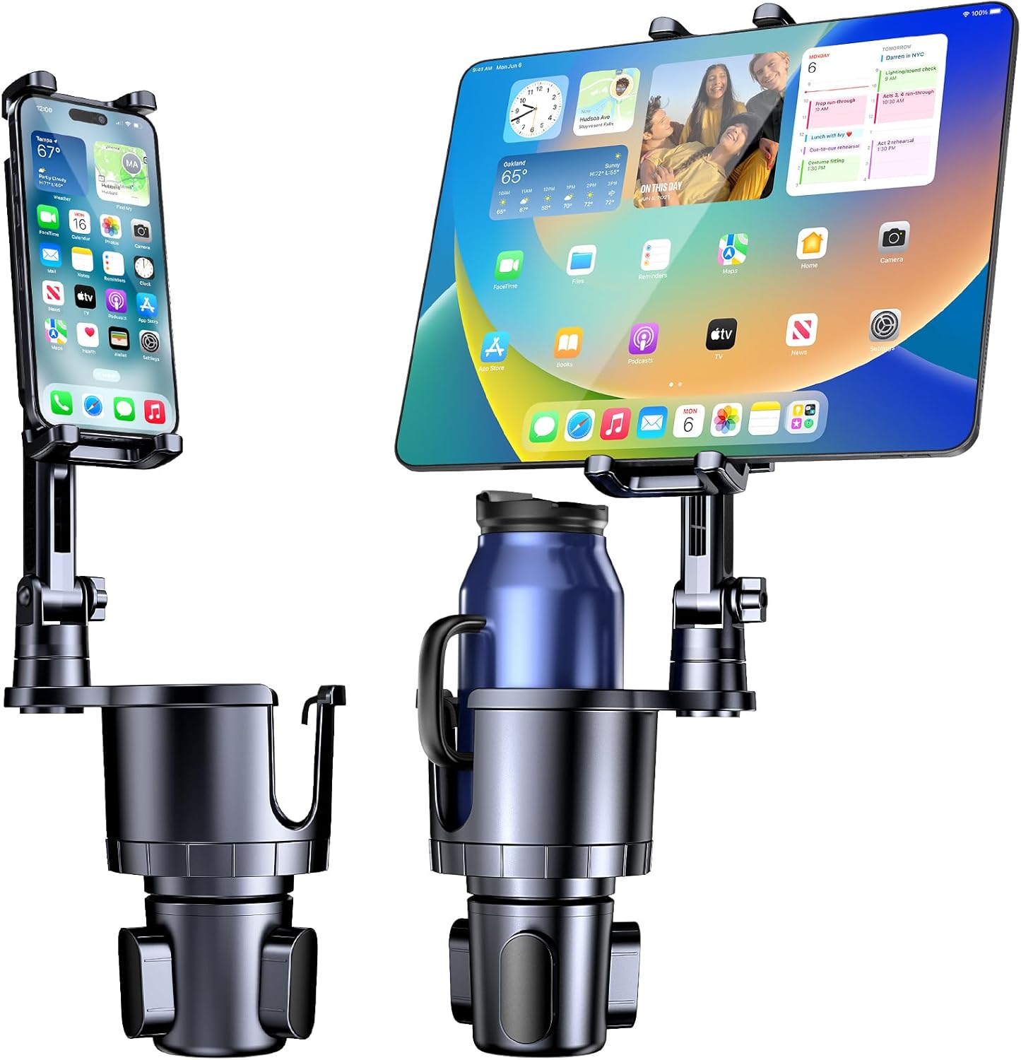 Cup Holder Phone Tablet Mount, - Tablet Ipad Accessories 评论和价格
