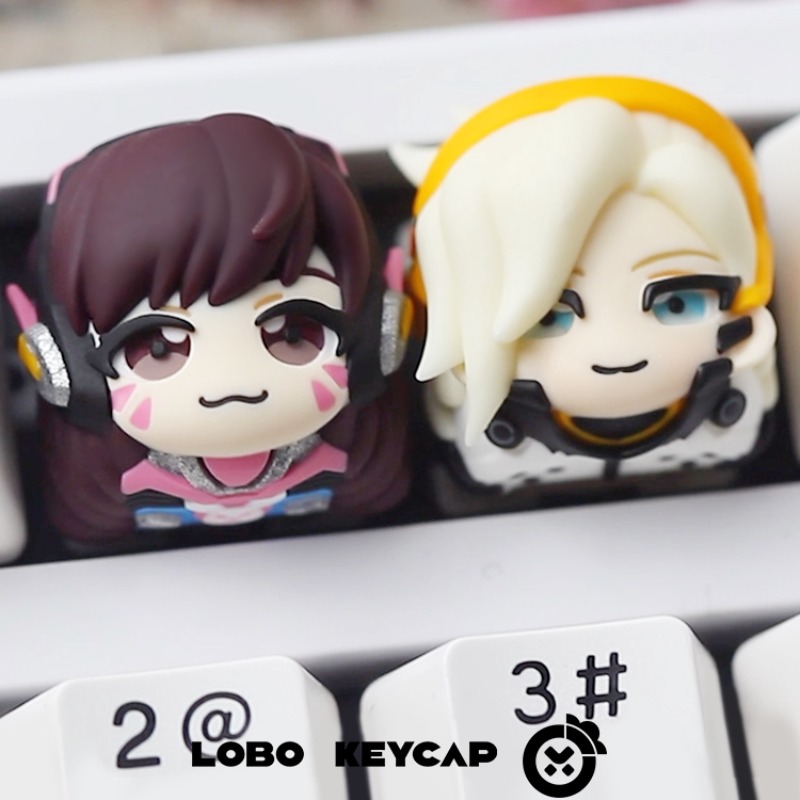 OW Kiriko & D.Va Resin Artisan - Tablet Cute Accessories 评论和价格