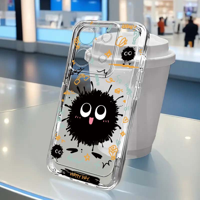 Cute Coal Ball Pattern For Xia - Xiaomi Poco X6 评论和价格
