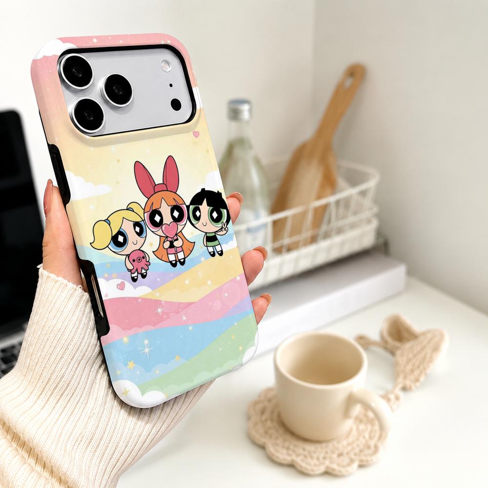 Anime P-Powerpuff Girls Phone  - Tablet Accessories For Girls 评论和价格