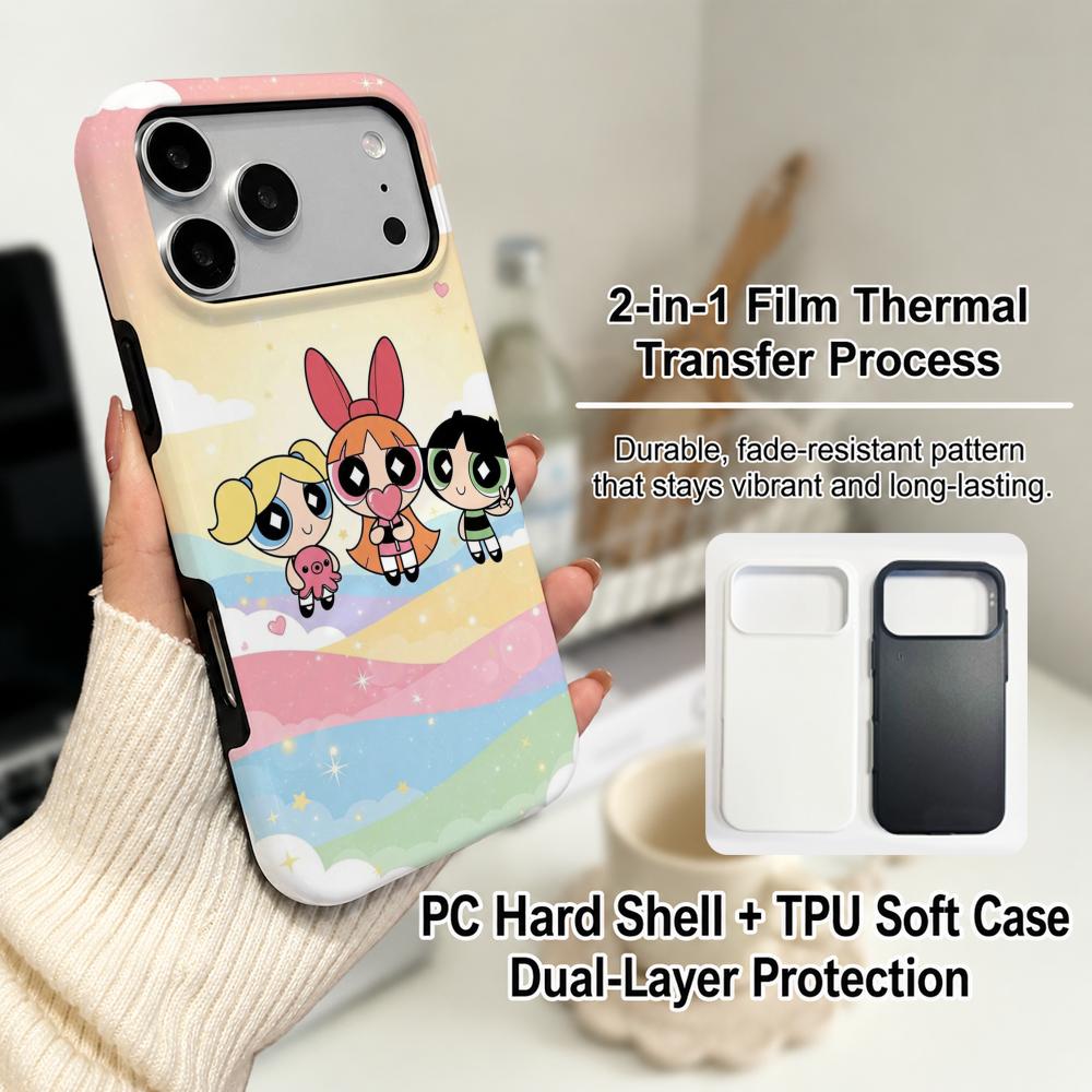 Anime P-Powerpuff Girls Phone  - Tablet Accessories For Girls 评论和价格