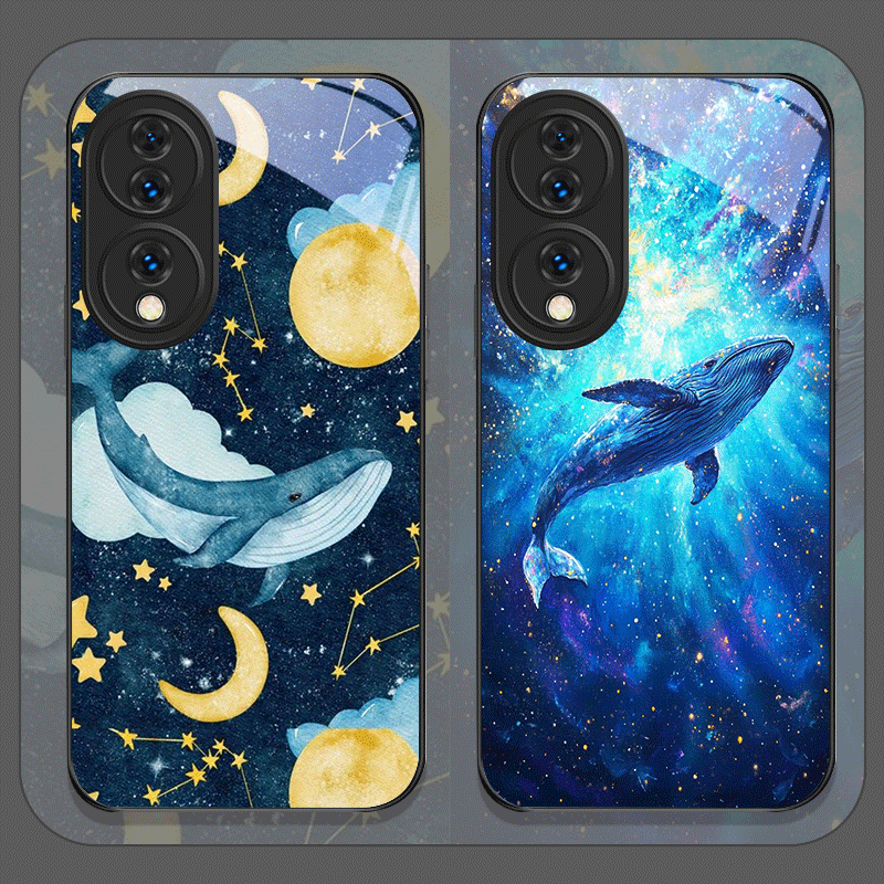 Cartoon Starry Sky Blue Whale  - Huawei Mate 60 评论和价格
