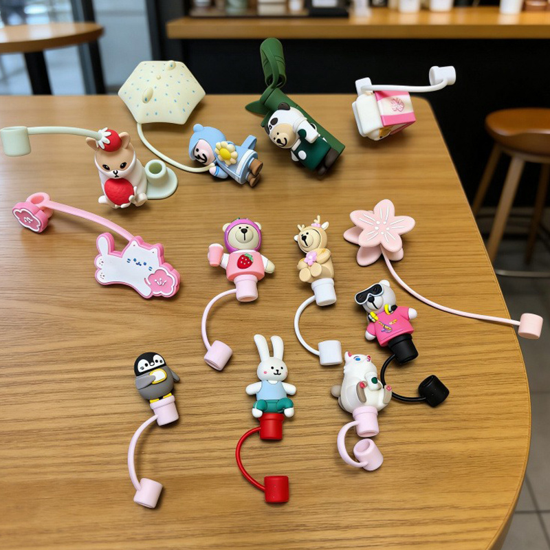 Cute Bear Straw Stopper Tumble - Tablet Cute Accessories 评论和价格