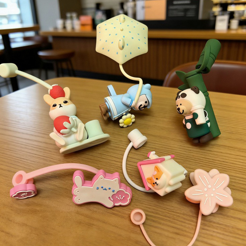 Cute Bear Straw Stopper Tumble - Tablet Cute Accessories 评论和价格