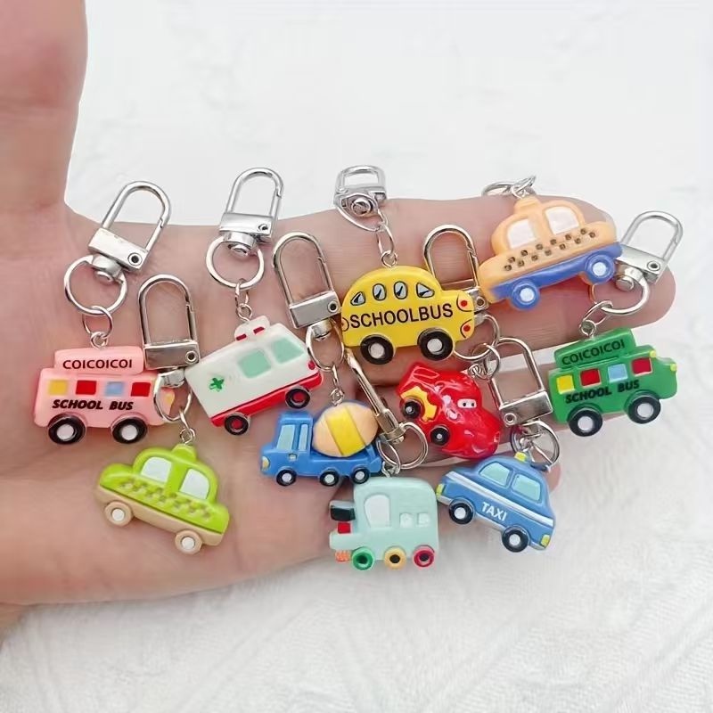 10pcs resin cartoon car keycha - Mobile & Tablet Accessories 评论和价格