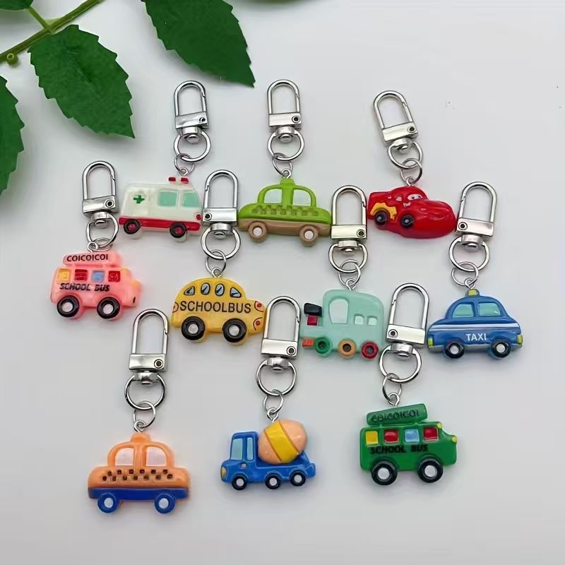 10pcs resin cartoon car keycha - Mobile & Tablet Accessories 评论和价格