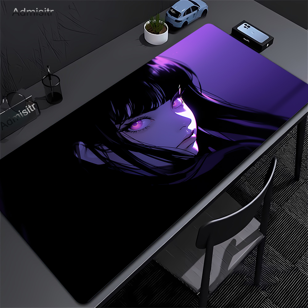 XXL Mouse Pad PC Purple Anime  - Tablet Accessories For Girls 评论和价格
