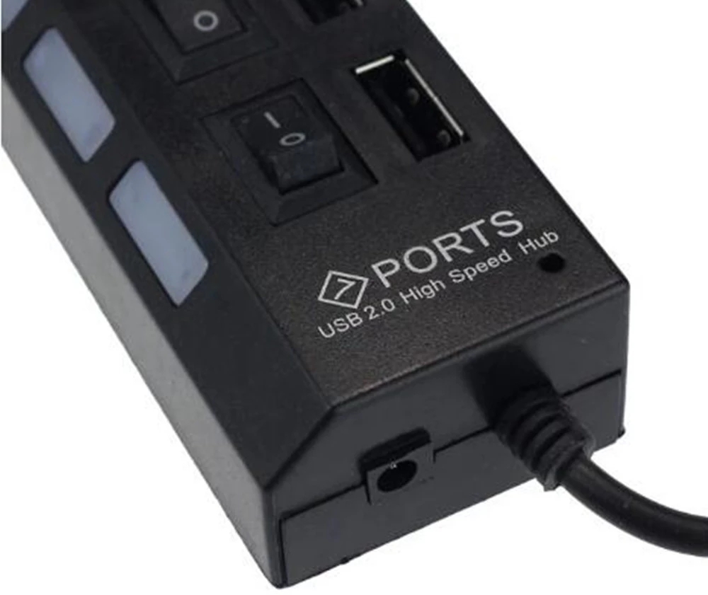 7 Port USB 2.0 Hub Splitter Fo - Tablet Computer Accessories 评论和价格