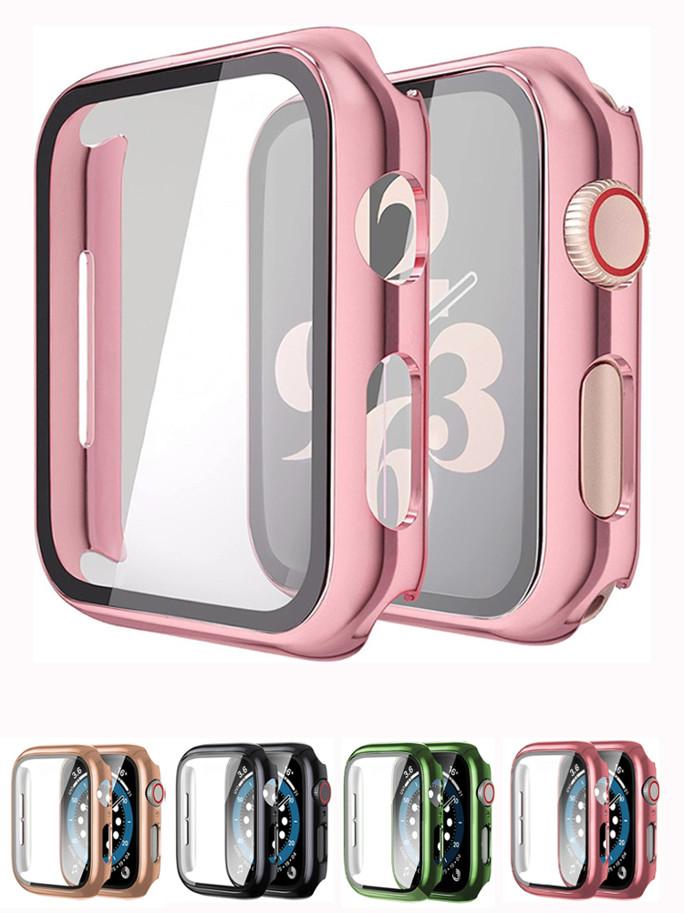Glass+case For Apple Watch ban - Tablet Accessories For Girls 评论和价格